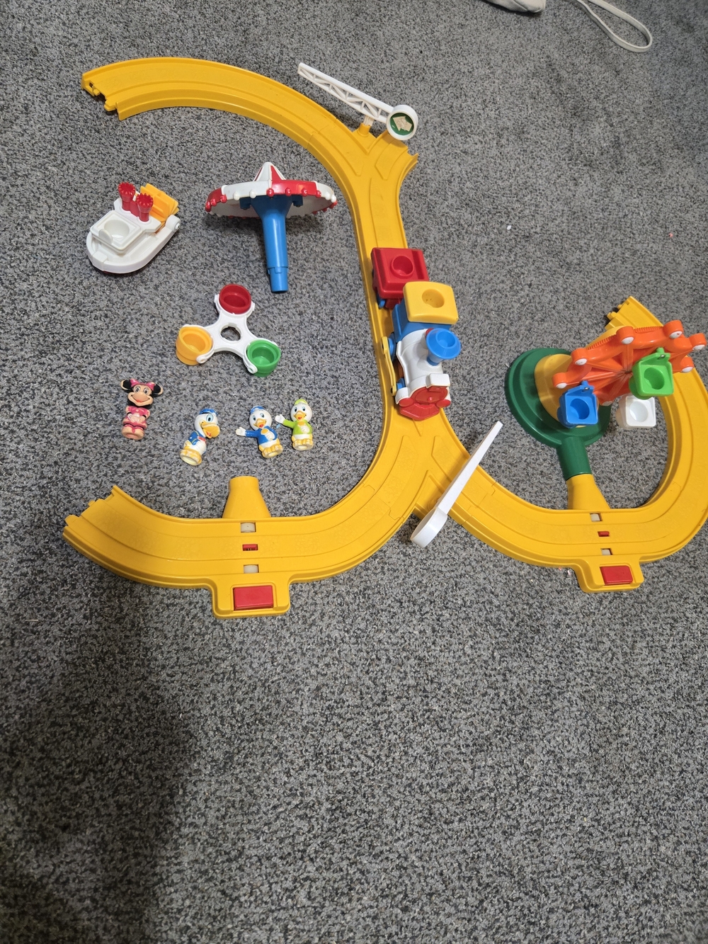 Vintage Disney amusement park train set